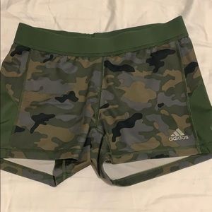 Large women’s adidas compression shorts